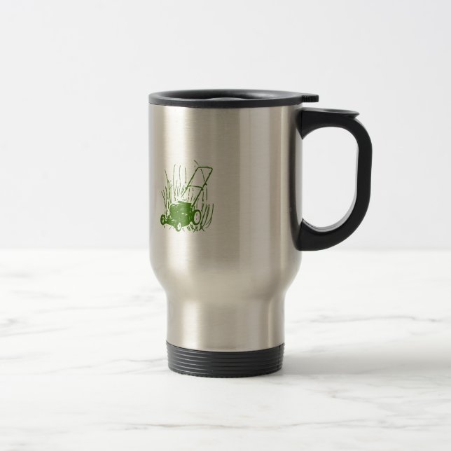 Lawn Mower Travel Mug (Right)