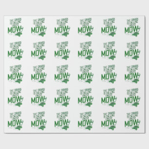 Lawn Mower Wrapping Paper