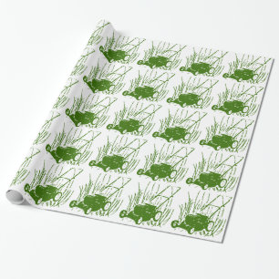 Lawn Mower Wrapping Paper