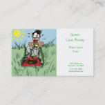 Lawn Mowing Business Card at Zazzle