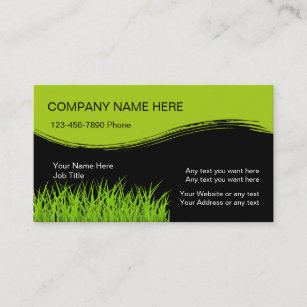 Sodding Business Cards Zazzle Lawn Mowing Business Cards