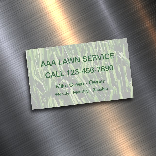Lawn Mowing Business Magnets (r)
