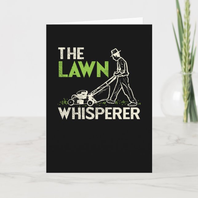 Lawn Mowing Card (Front)
