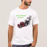 Lawn Mowing Company T-shirt at Zazzle