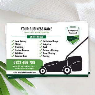 Lawn Mowing & Landscaping Business Marketing Flyer