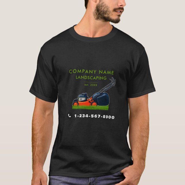 Lawn Mowing Landscaping Garden Lawn Care T-Shirt (Front)