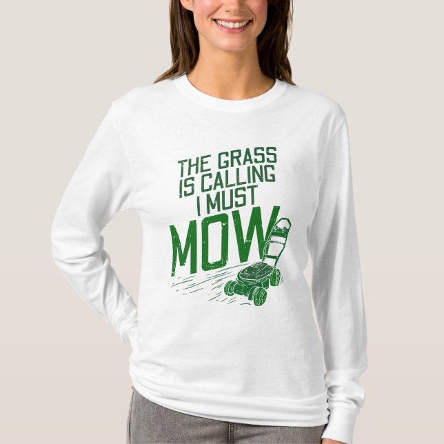 Lawn Mowing Lawn Care T-Shirt (Front)