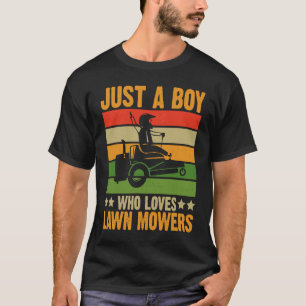 Lawn Mowing Lawn Mower Farm Gardening Farmer T-Shirt