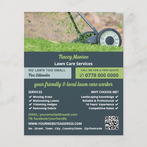Lawn_Mowing Scene Lawn Care Services Flyer