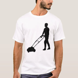 Gr Cutting T Shirts Shirt Design Printing Zazzle Lawn Mowing Silhouette T Shirt