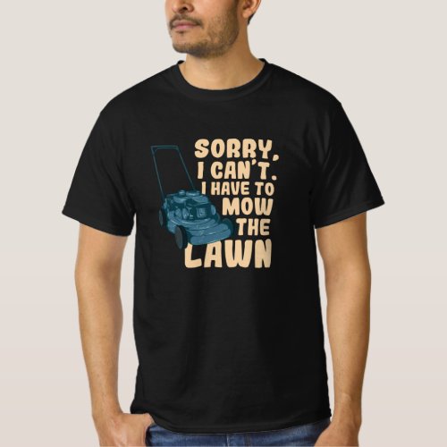 Lawn Mowing T_Shirt