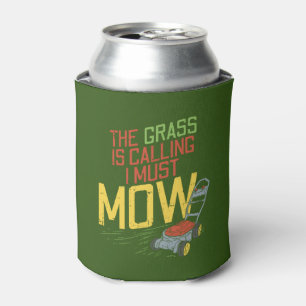 Lawn Mowing - The Grass is calling Can Cooler