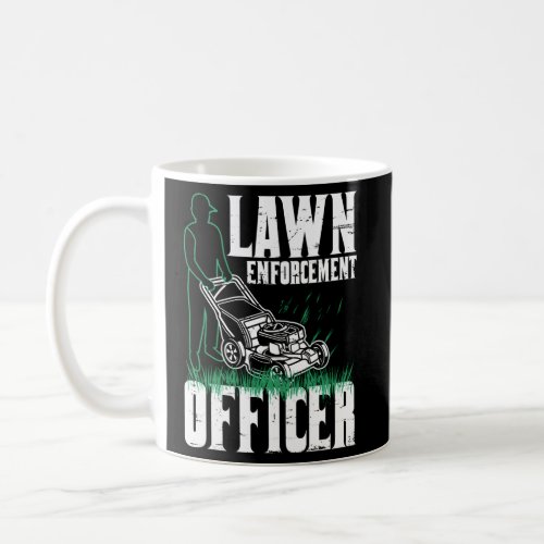 Lawn Mowing Trimmer Worker Gardener Landscape Coffee Mug