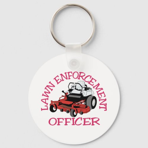 Lawn Officer Keychain