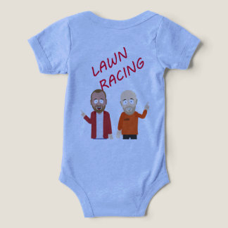 “Lawn Racing Baby Bodysuit – Classic Logo Edition”