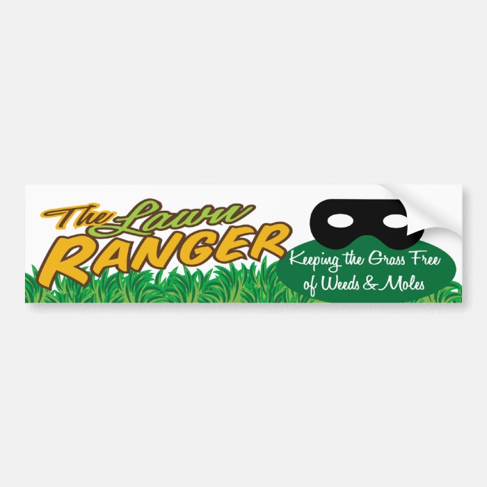 Lawn Ranger Bumper Sticker