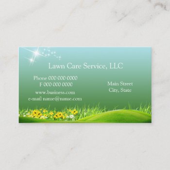 Lawn_service_business2 Business Card by 3dbacks at Zazzle