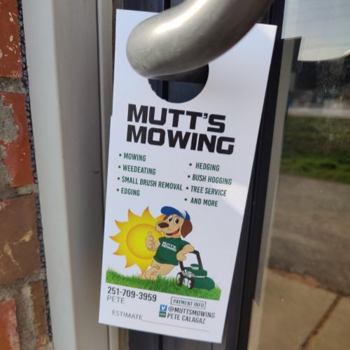 Lawn Service Door Hanger