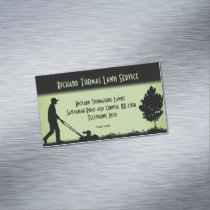 Business Card Magnet  Personalize a Lawn Care Magnet for Your Landscaping  Business at