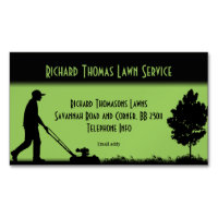 Business Card Magnet  Personalize a Lawn Care Magnet for Your Landscaping  Business at