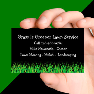 Lawn Service Simple Business Card