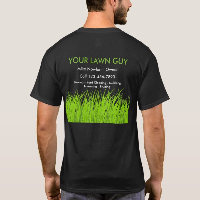 Lawn Service Simple Work Shirts