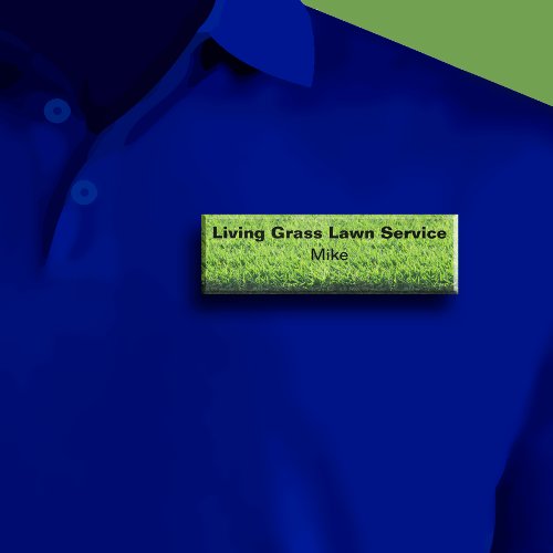 Lawn Service Staff Name Tags