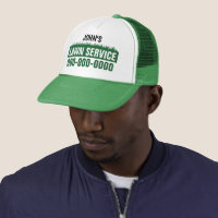 Lawn Care & Landscaping Custom Business Logo Hat, Zazzle