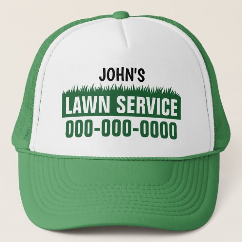 Lawn Service Trucker Hat