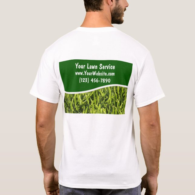Lawn Service Tshirts (Back)