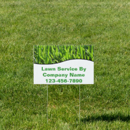 Lawn Service Yard Signs