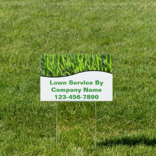 Lawn Service Yard Signs