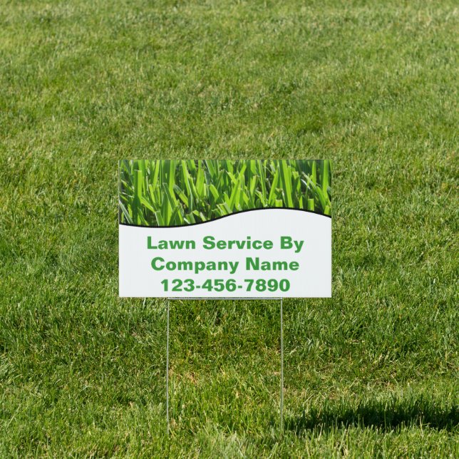 Lawn Service Yard Signs (Insitu)