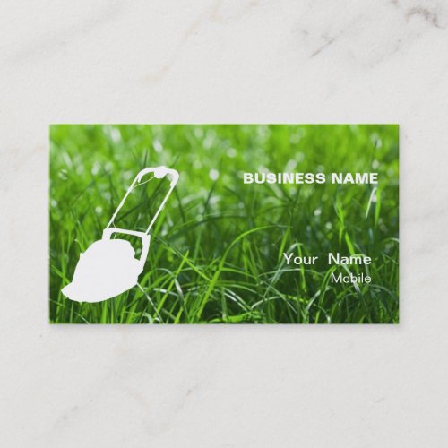 Lawn Services Business Card
