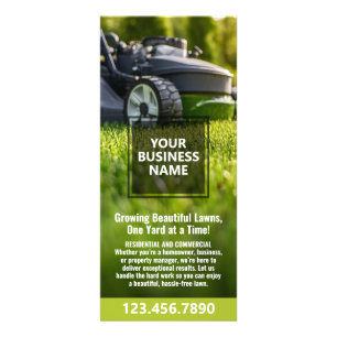 Lawn Services - Mowing, Edging, Maintenance Rack Card
