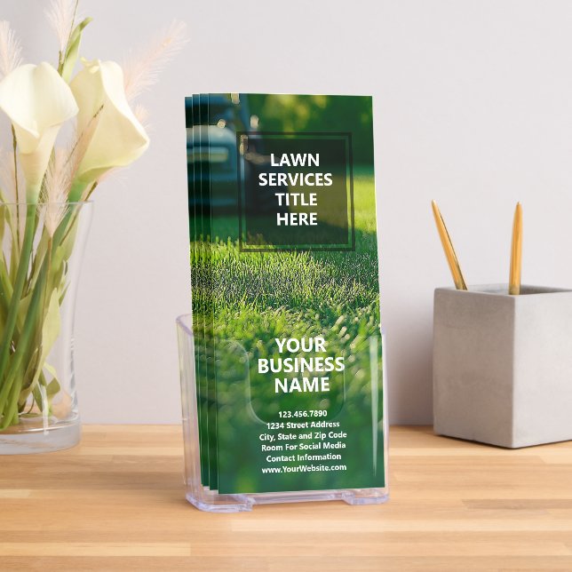 Lawn Services - Mowing, Edging Packages Brochure (Insitu)