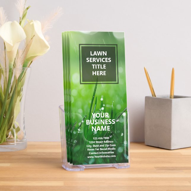 Lawn Services - Mowing, Edging Packages Brochure (Insitu)