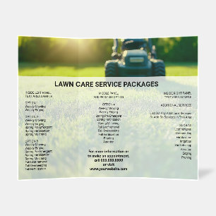 Lawn Services - Mowing, Edging Packages Brochure
