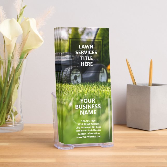 Lawn Services - Mowing, Edging Packages Brochure (Insitu)