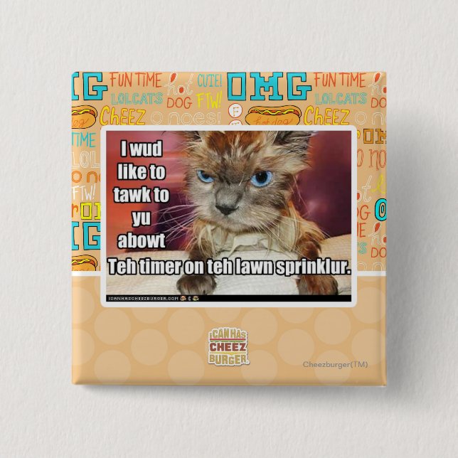 Lawn Sprinklur Timer Button (Front)