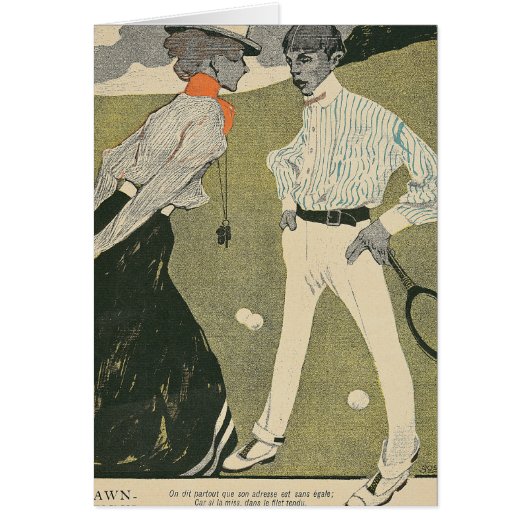 Lawn Tennis Cards (Front)