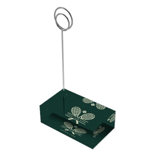 Lawn Tennis Club Name Local Association Events Place Card Holder