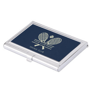 Lawn Tennis Club Name Team Local Association Business Card Case