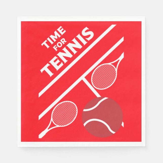 Lawn Tennis Players     Napkins (Front)