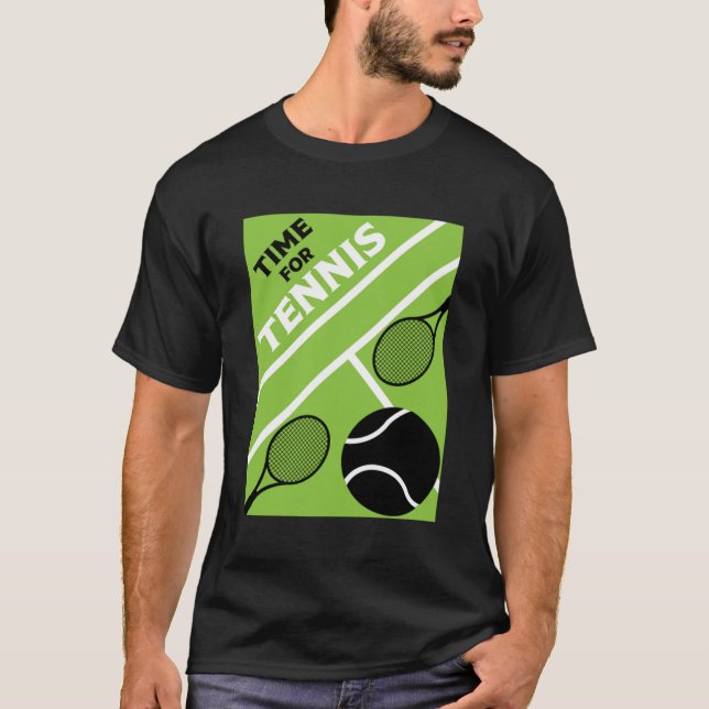 Lawn Tennis Players T-Shirt (Front)