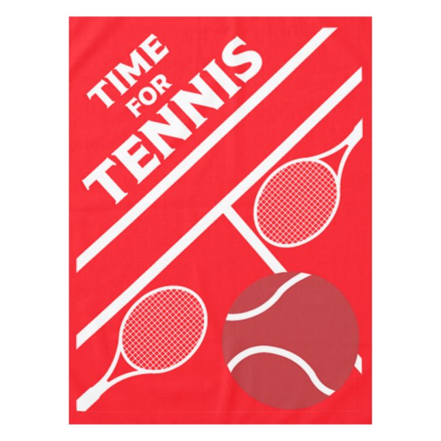 Lawn Tennis Players      Tablecloth (Front)