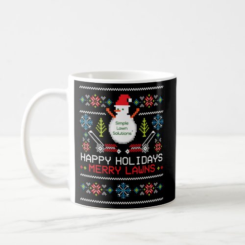 Lawn Themed Ugly Simple Lawn Solutions Coffee Mug