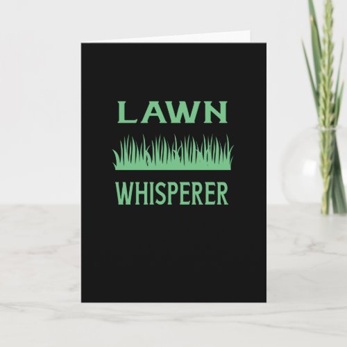 Lawn Whisperer Card