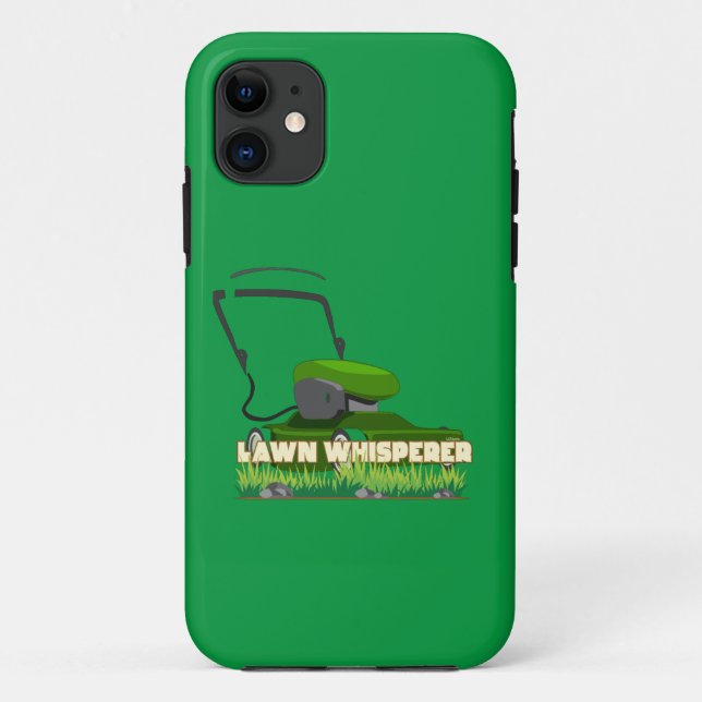LAWN WHISPERER funny gardening gift                Case-Mate iPhone Case (Back)