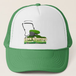 LAWN WHISPERER funny gardening gift                Trucker Hat
